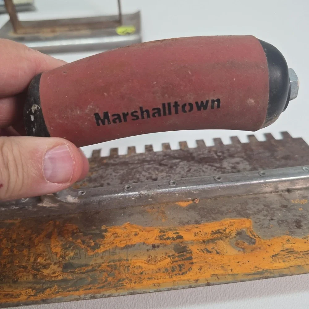 Marshalltown & Other Brands Finishing Tool Lot Trowels, Float & Edger 12 Pieces